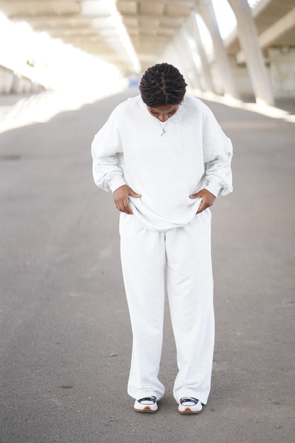 CONJUNTO GREY LONGSLEEVE & JOGGER VERON MUJER