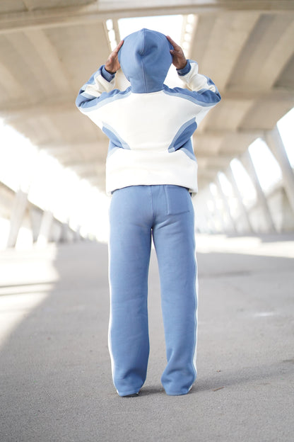 CONJUNTO COLOR BLOCK HOODIE & JOGGER VERON MUJER