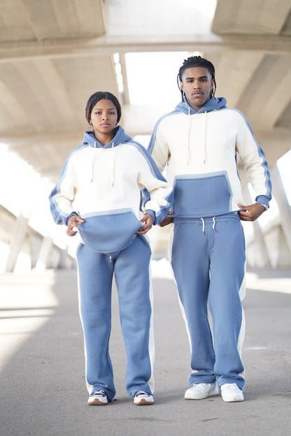 CONJUNTO COLOR BLOCK HOODIE & JOGGER VERON MUJER