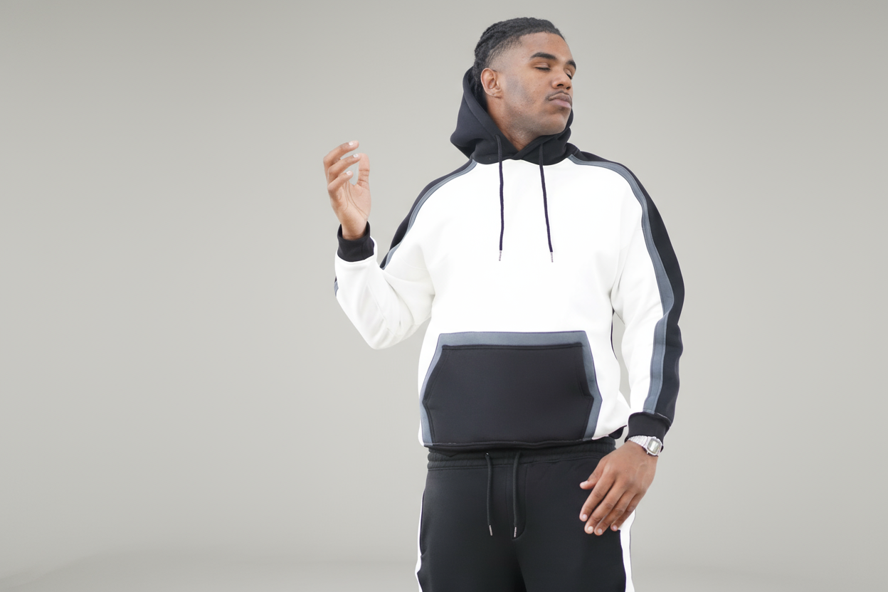 CONJUNTO COLOR BLOCK HOODIE & JOGGER VERON